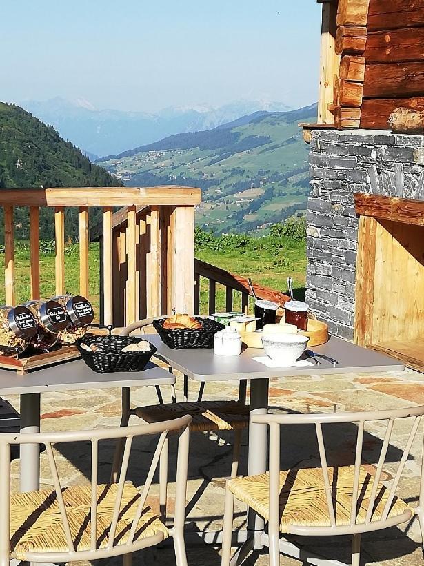Chambres Et Tables D'Hotes Le Choton A Nono - Col Du Joly Beaufortain Hauteluce Exterior foto