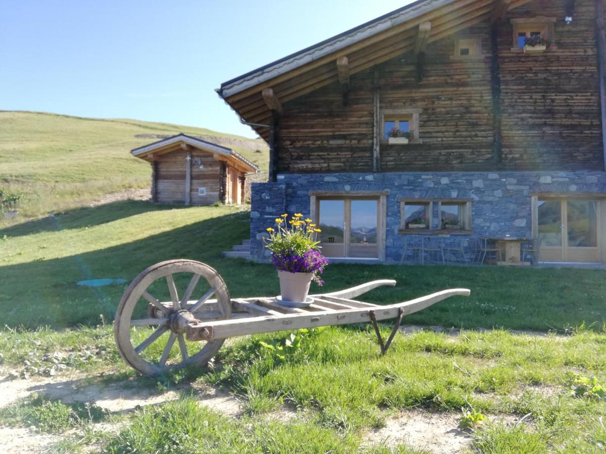 Chambres Et Tables D'Hotes Le Choton A Nono - Col Du Joly Beaufortain Hauteluce Exterior foto