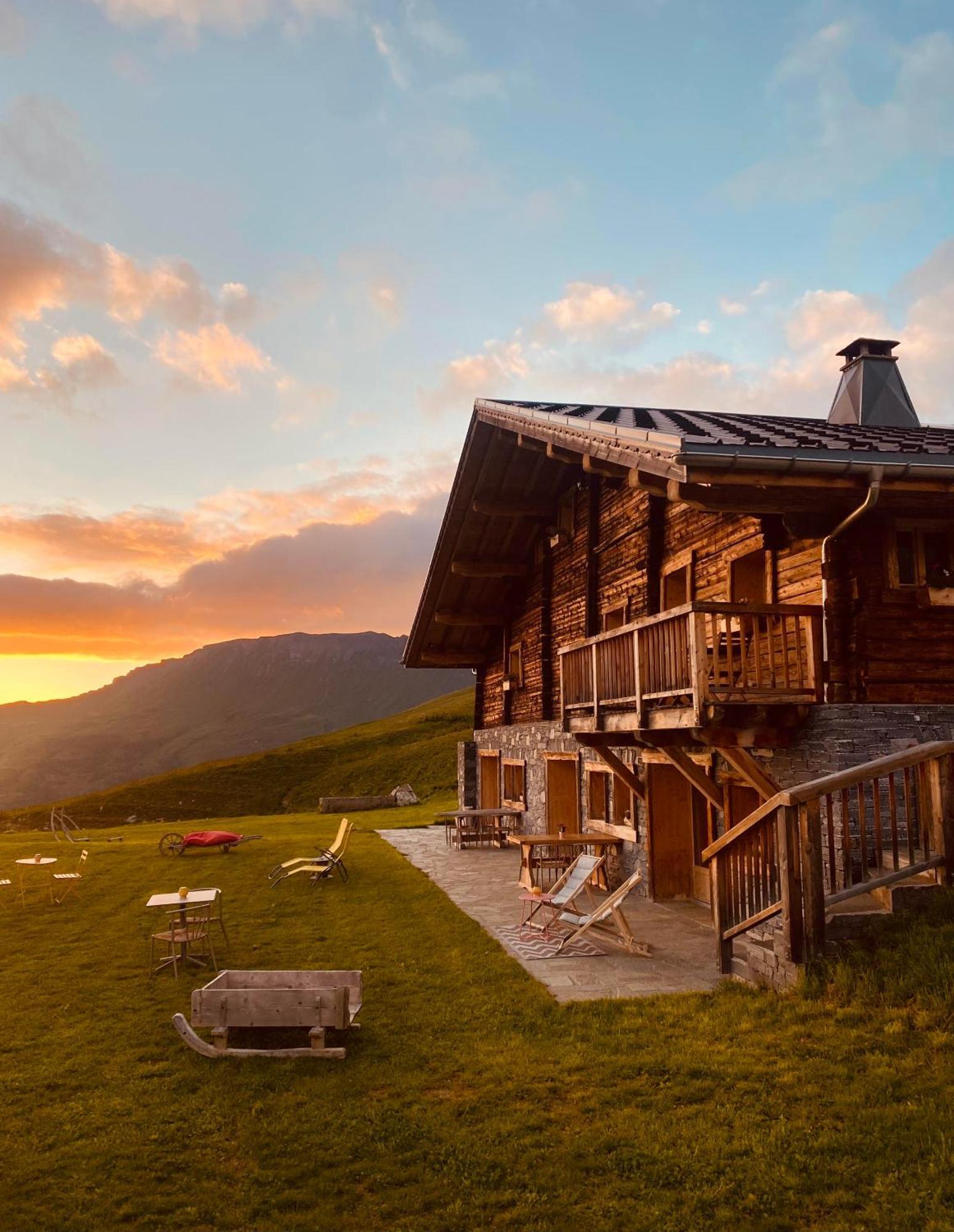 Chambres Et Tables D'Hotes Le Choton A Nono - Col Du Joly Beaufortain Hauteluce Exterior foto